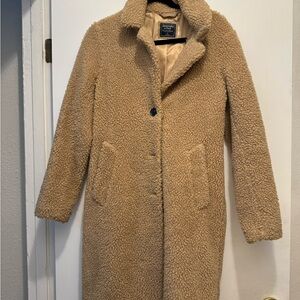 Abercrombie and Fitch Teddy Coat Size S